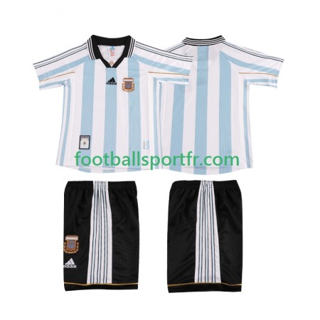 Tenue Argentine Retro Enfant Domicile 1998 Maillot de Foot